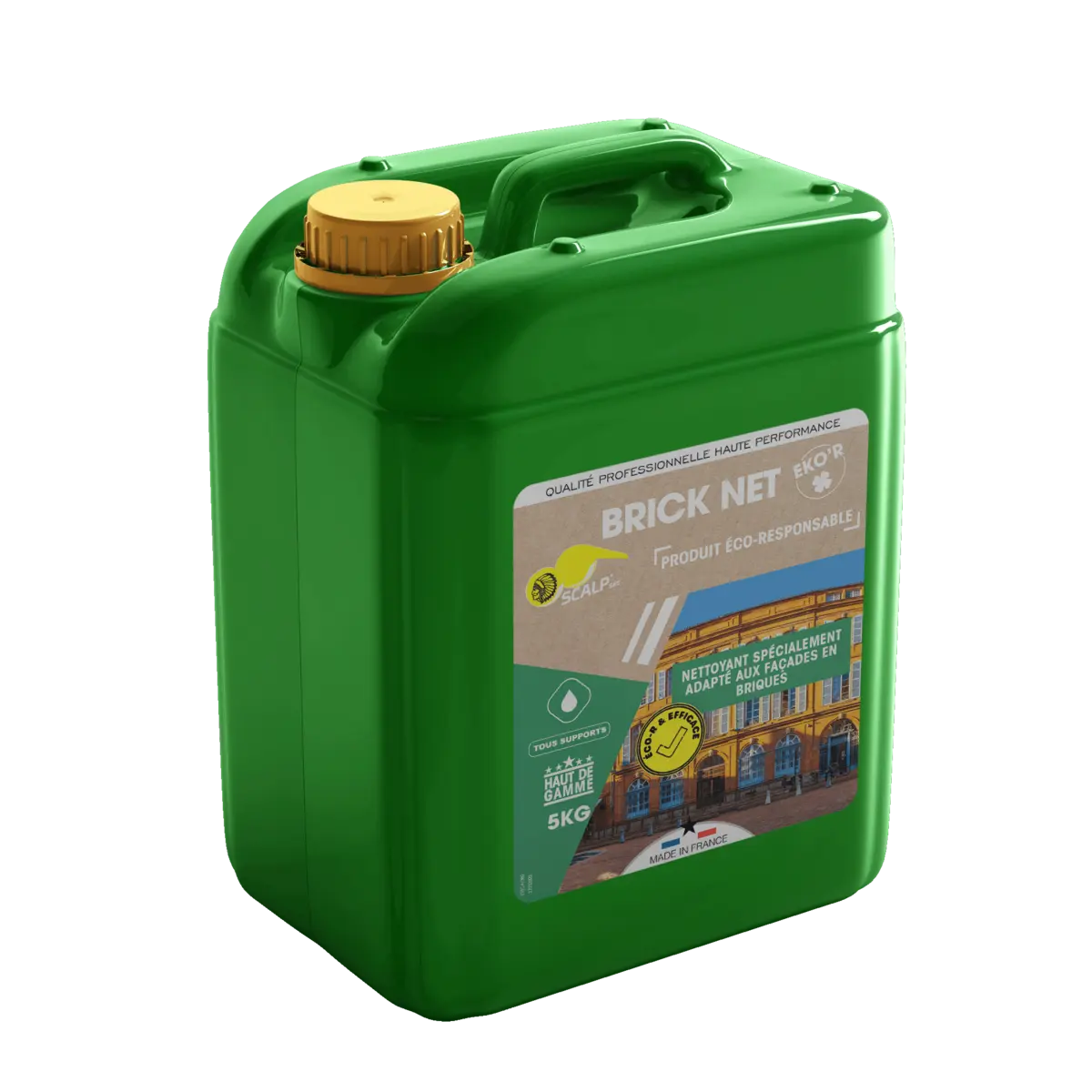 Nettoyant naturel façades en brique