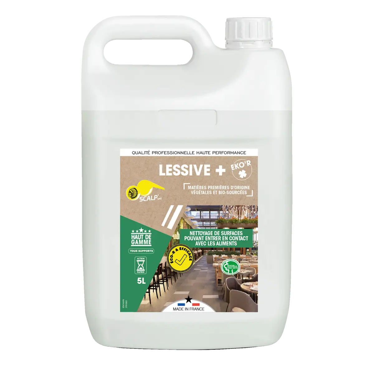 Nettoyant biosourcé surface alimentaire