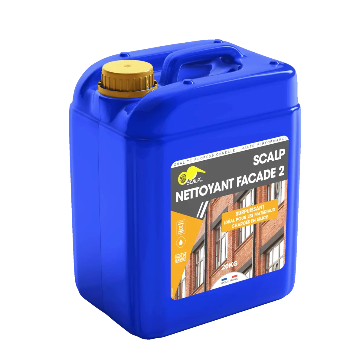 Nettoyant façade brique