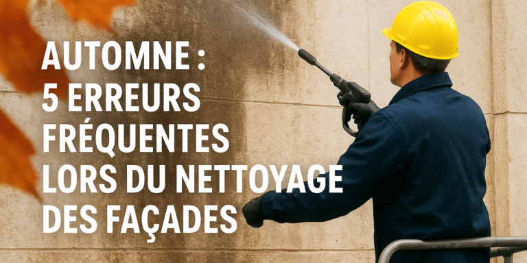Automne : 5 erreurs fréquentes lors du nettoyage des façades (et comment les éviter)