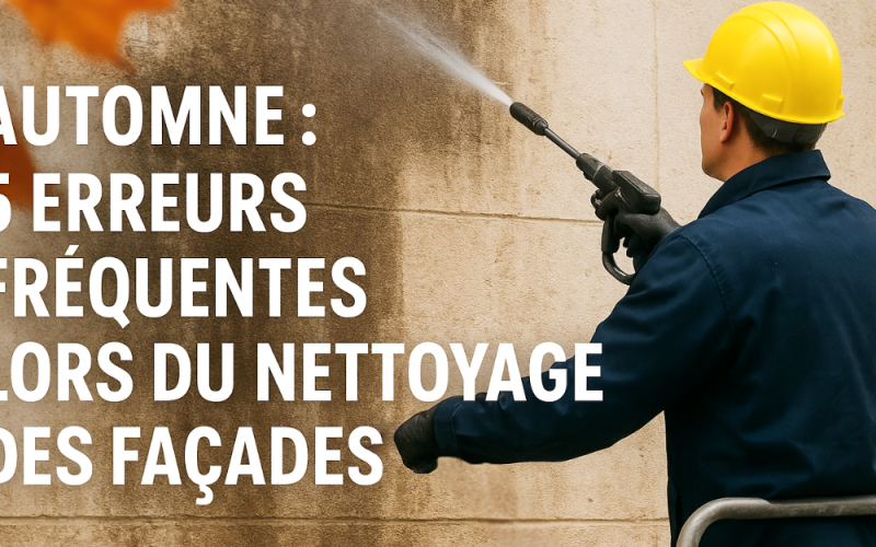 Automne : 5 erreurs fréquentes lors du nettoyage des façades (et comment les éviter)